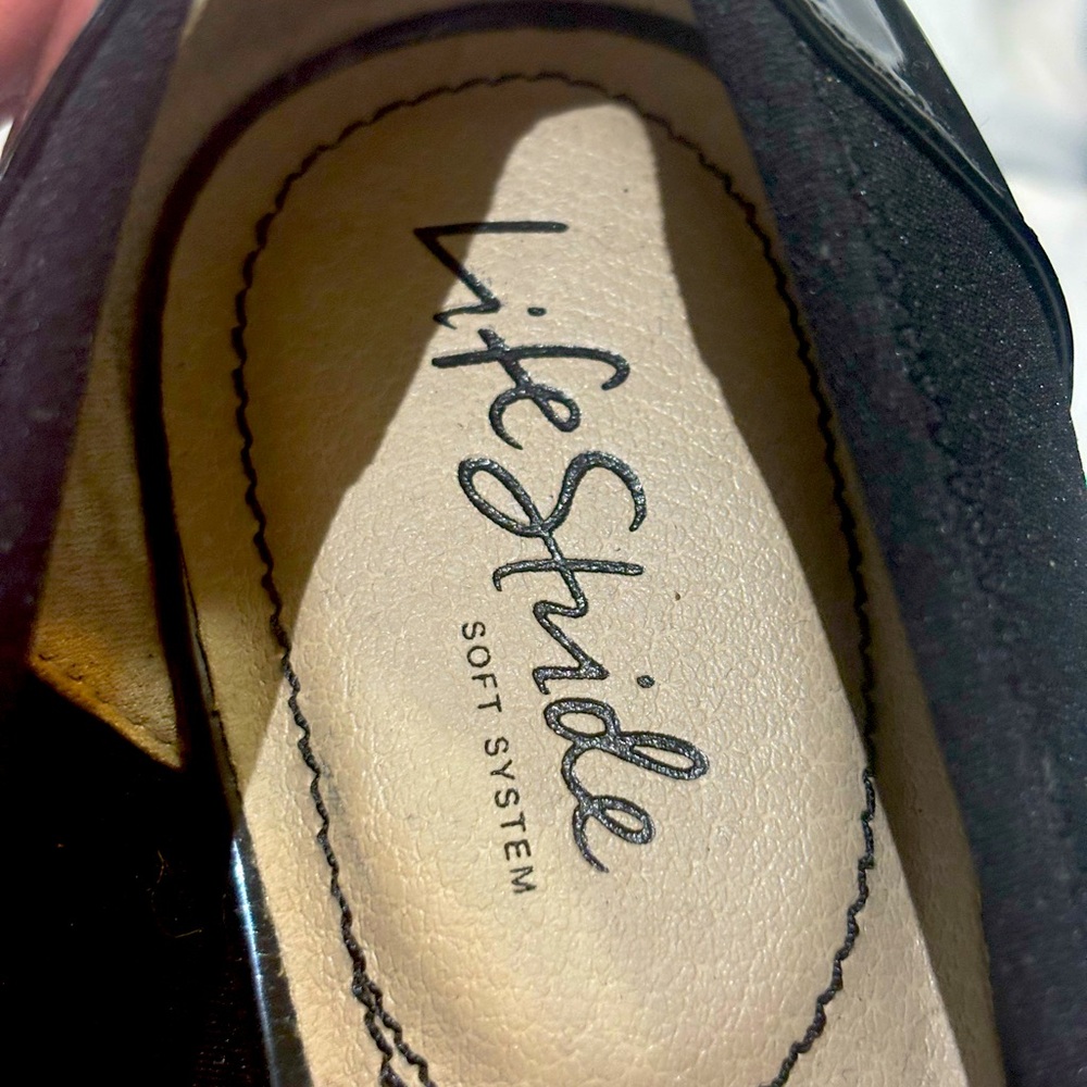 Life Stride W 11 Black Parigi Stretch Pumps New Never Worn - Picture 7 of 9